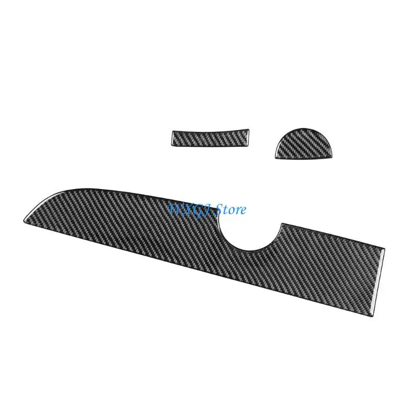 

37JE Versatile Decor Carbon Fiber Car Interior Trim Sticker for 500 2012 2015