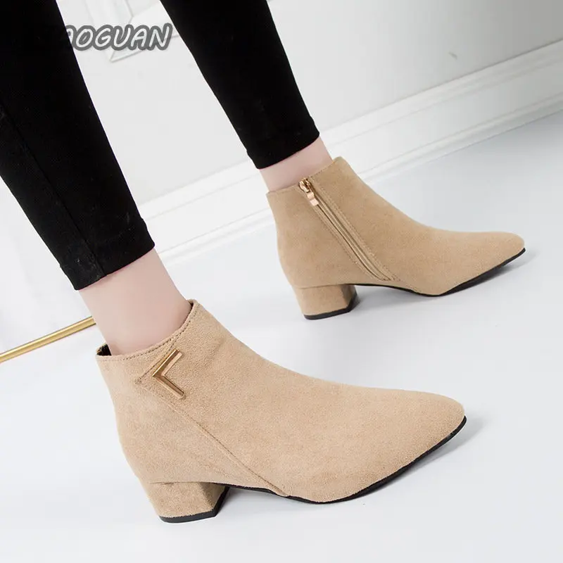 Winter Shoes Women Boots Fashion Waterproof Booties Plus Size Comfortable Soft Bottom Female Platform Shoes Black Botas De Mujer