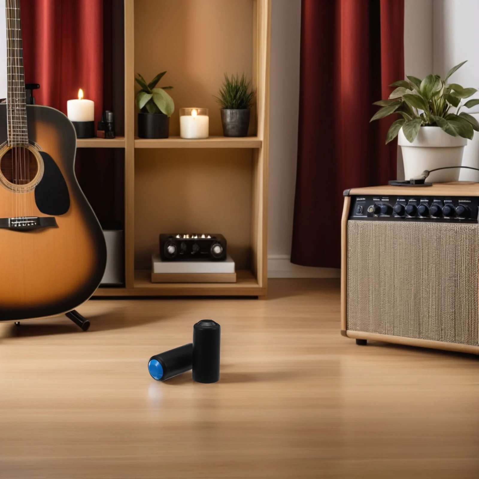 

2pcs Microphone Tail Cover Replacement Cap For Pgx2 Slx2 Pg58 Beta58 Wireless Mic Screw-On Design Portable