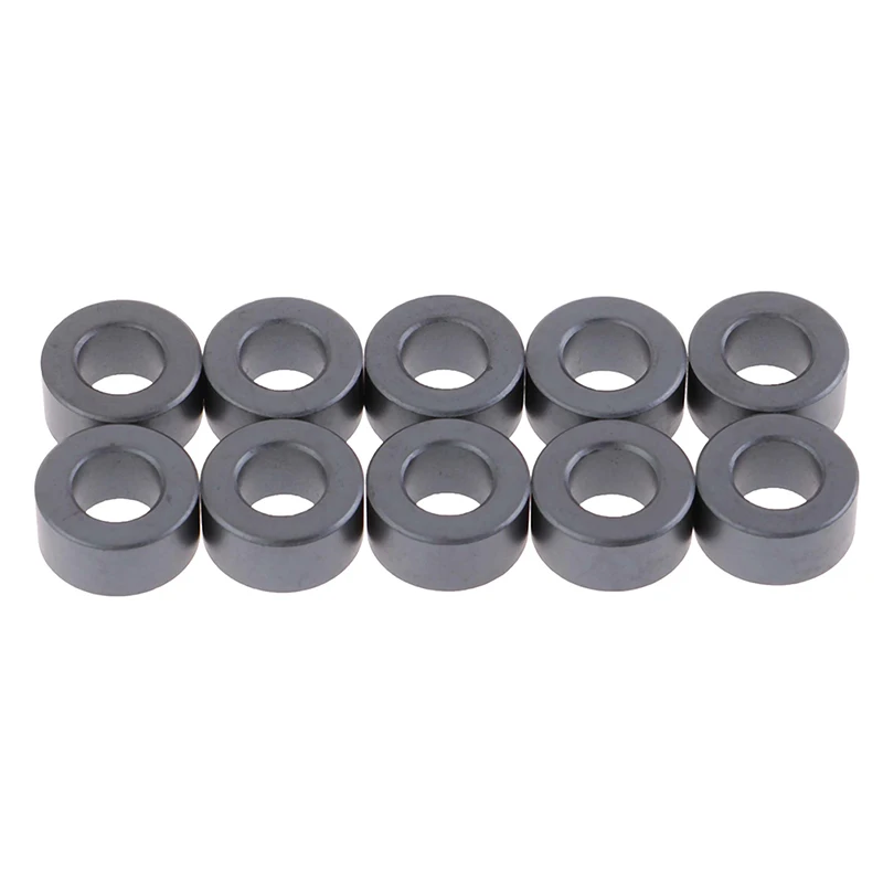 Lot de 10 filtres Anti-interférence en Ferrite de Zinc, anneau magnétique, haute fréquence, taille 14x8x7mm