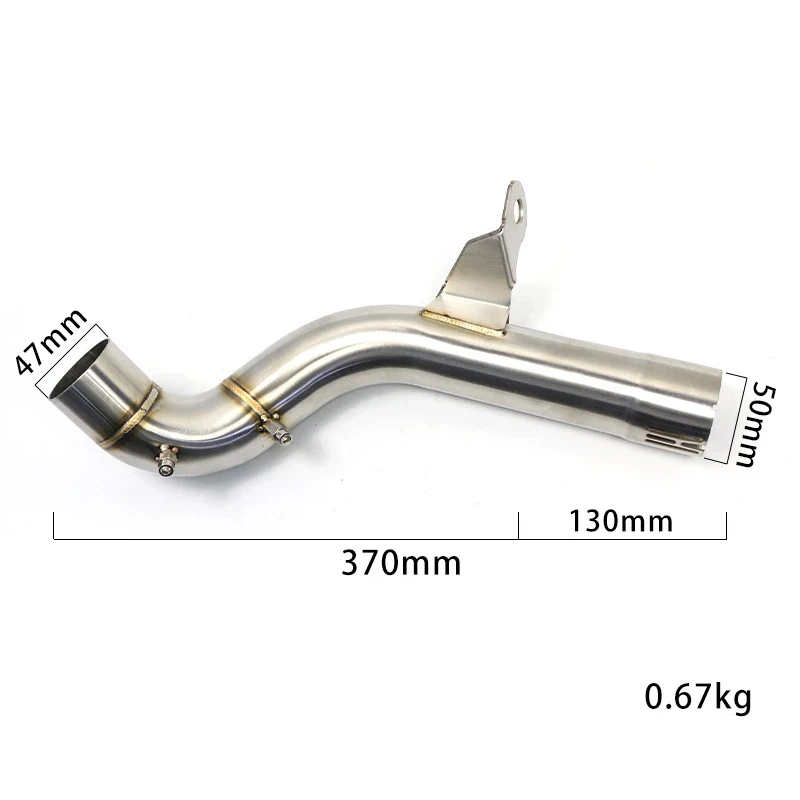 For BMW F750GS F850GS F750 GS 2018 - 2021 Motorcycle Exhaust Modified Escape Stainless Steel Mid Pipe Connect Original Muffler