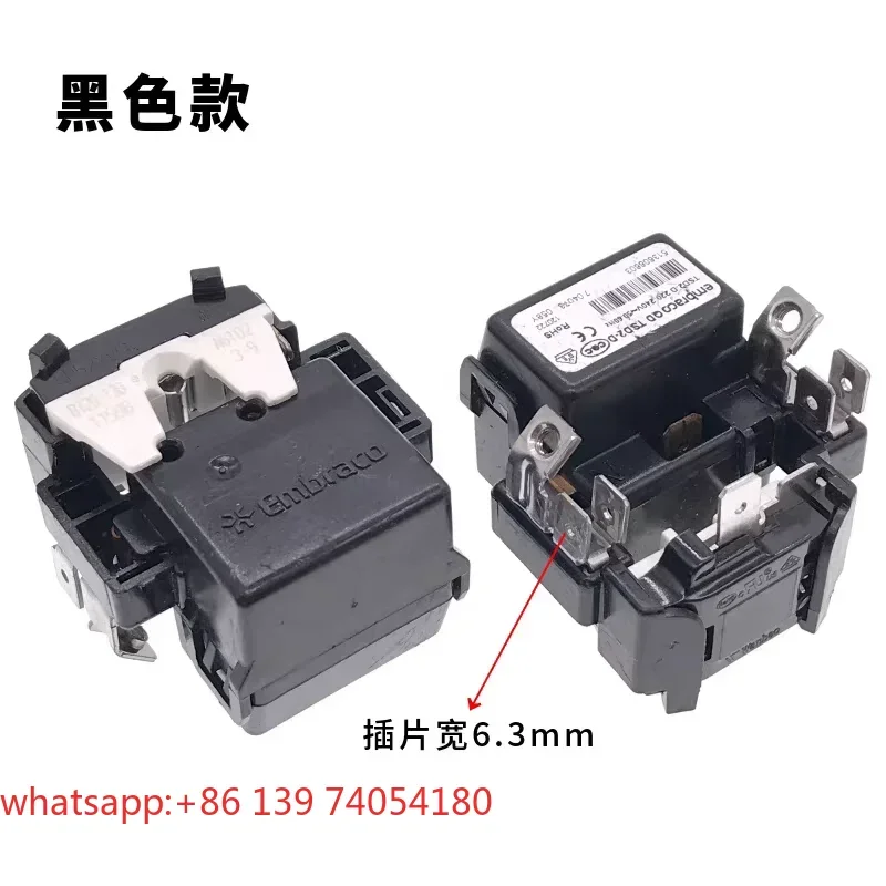 Refrigerator compressor starter accessories TSD2-D overload overheating PTC combination starter butterfly protector