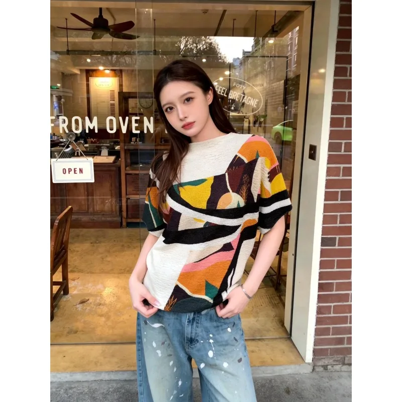 Miyake Pleated T-Shirt Plisse 2026 Summer New Pleats T-Shirt Batwing Top Women Loose Plus Size Small Shirt Fold Women Clothing