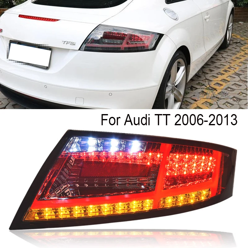 

Car Styling Taillights for Audi TT LED Tail Light 2006-2013 Tail Lamp DRL Rear Turn Signal Automotive Accessories