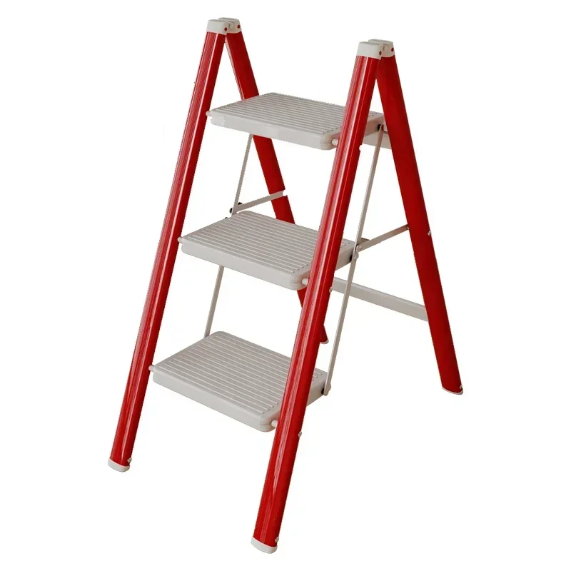 

High Aesthetic Foot Stool Small Portable Storage Rack Telescoping Multi-Function Step Stool Thick Folding Chair Compact Mobile