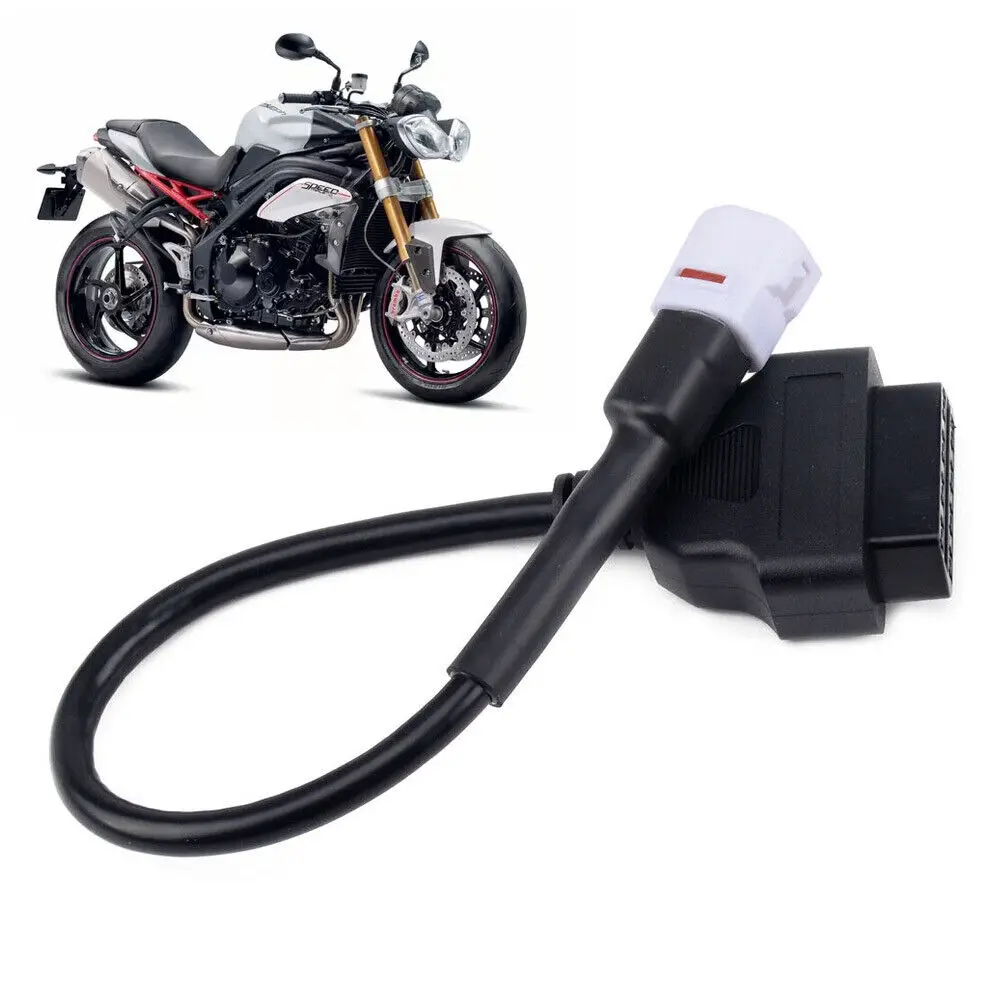 For Yamaha 3/4 /5 Pin To OBD2 Connector Motorbike OBDII Diagnostic Cable OBD Fault Code Reader Adaptor Extension Cable