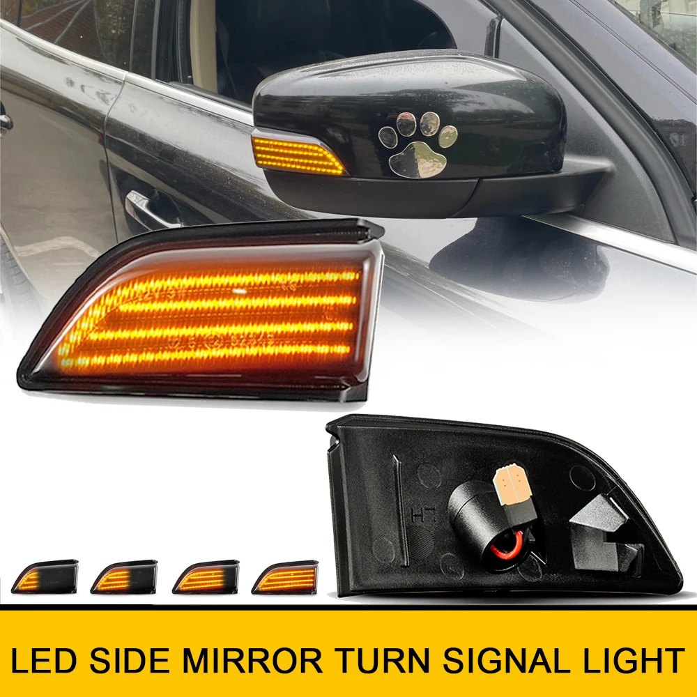 

For Volvo XC60 08-13 Repeat Blinker Side Rearview Mirror Lights No Error LED Turn Signal Lamps OEM # 31217288