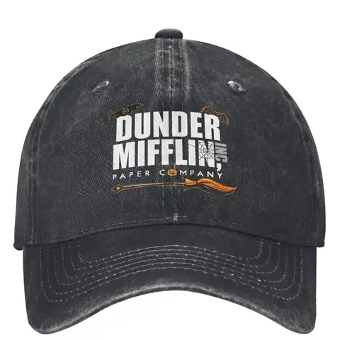 New Dunder Mifflin Baseball Cap Women Men Sunscreen Trucker Dad Hat Summer Vintage Hunting Camping Snapback Cap