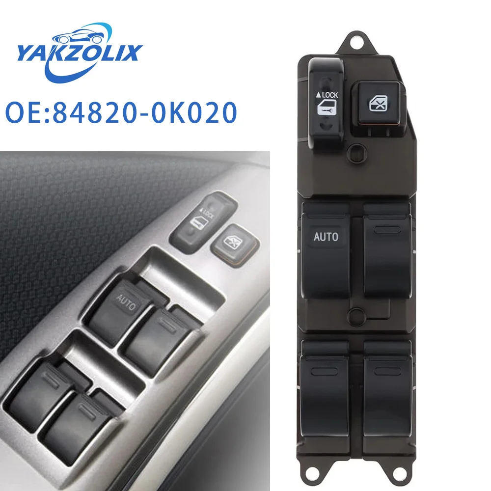 Кнопка управления электрическим стеклоподъемником для Toyota Hilux Kun15 Kun25 2004-2015 84820-0K020, автомобильные аксессуары