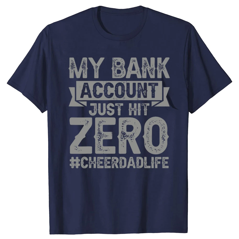 Mein Bankkonto hat gerade Null erreicht – Stolzer Papa T-Shirt für Herren, bedruckt, locker geschnitten, Oversize, Streetwear, Hip-Hop, Unisex T-Shirt – Detail 2