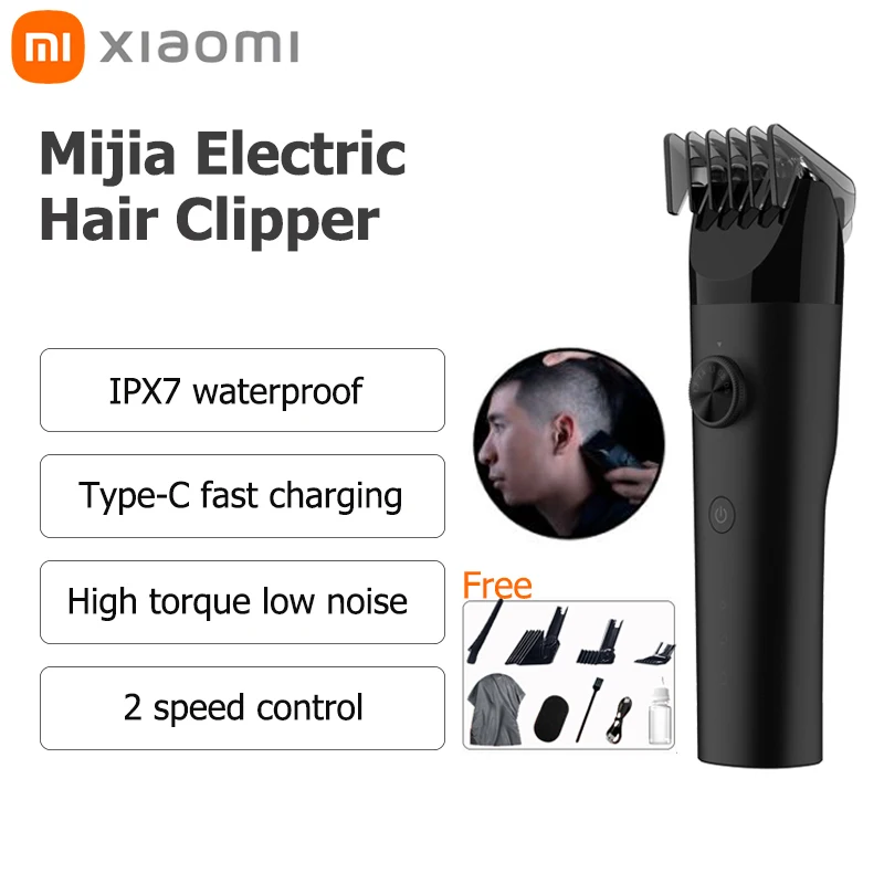 

Xiaomi Electric Hair Trimmer for Men Hair Clipper Cutter Machine for Men Baby Cordless Hair Shaver Low Noise Washable