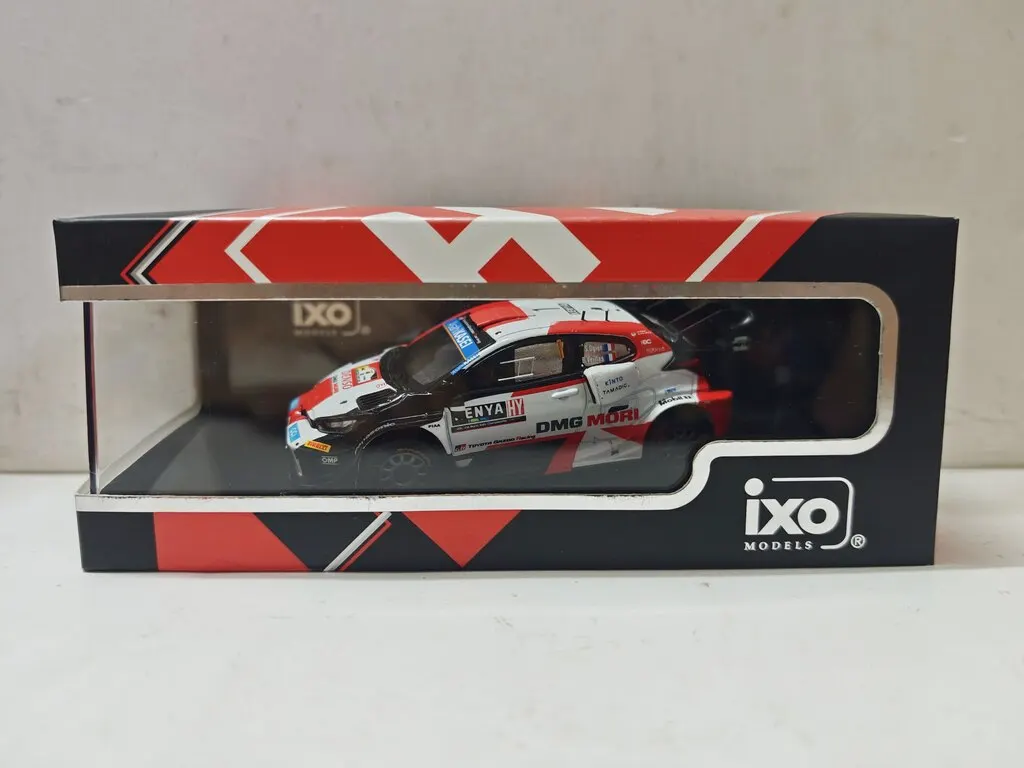 Flaw Diecast IXO Escala 1:43 Toyota Yaris Rally 1 #   Modelo de Auto de Aleación Rally Safari 2022