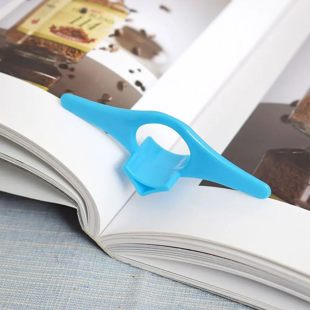 Mini Multi-function Stationery Books Finger Ring Book Holder Bookmark