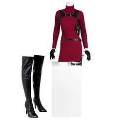 Game Resident 4 Ada Wong Cosplay Costume Women Girls Disguise Halloween Carnival Party