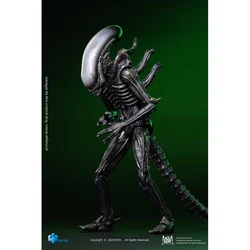 Original Alien 1979 Movie Version Big Chap Transparent Head Aliens Action Figures Toys Movable Statue Model Collectible Gifts