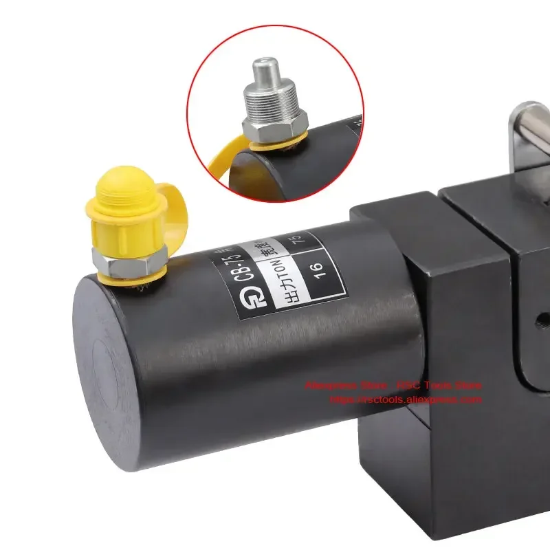 เครื่องพับเหล็กมุมไฮดรอลิก CB-75 เครื่องดัดเหล็กมุมไฮดรอลิก มุมดัด 90 องศา