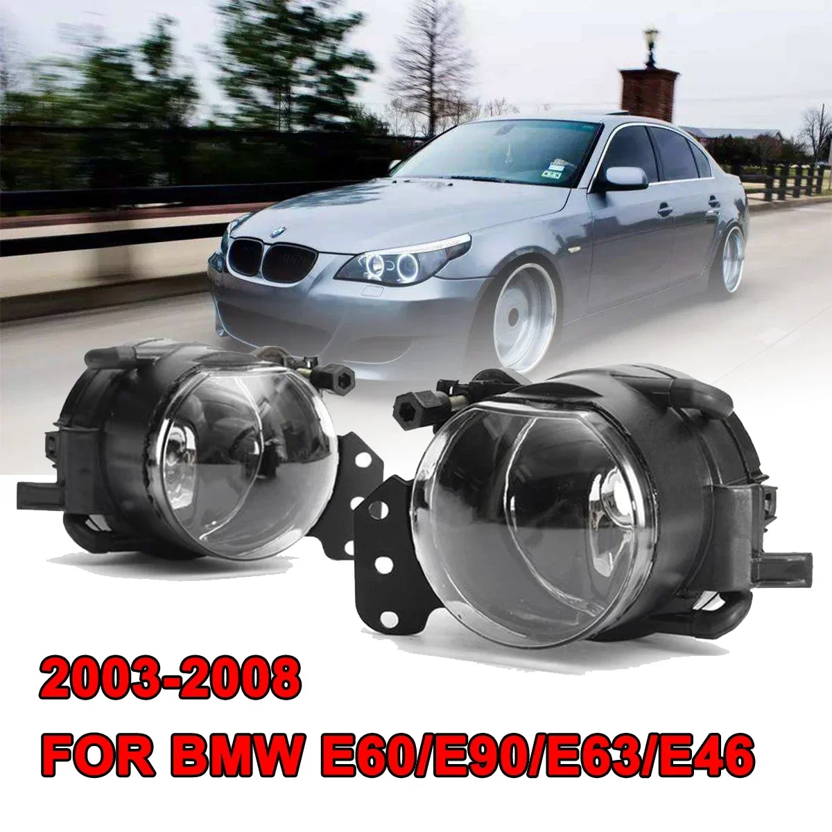 

1 пара, противотуманные лампы для BMW E60 E90 E63 E46 323i 325i 525i