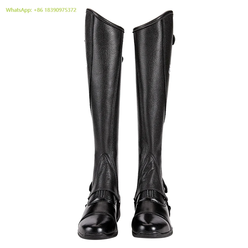 

Мужские и женские защитные накладки для ног из воловьей кожи, износостойкие, для верховой езды, экипировка для рыцарей