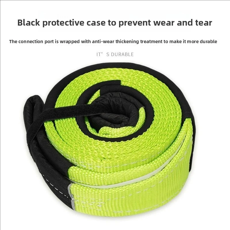 Tree Saver Strap, 12000kg Breaking Strength 3M Off-Road Recovery Winch Strap for 4x4 Truck SUV