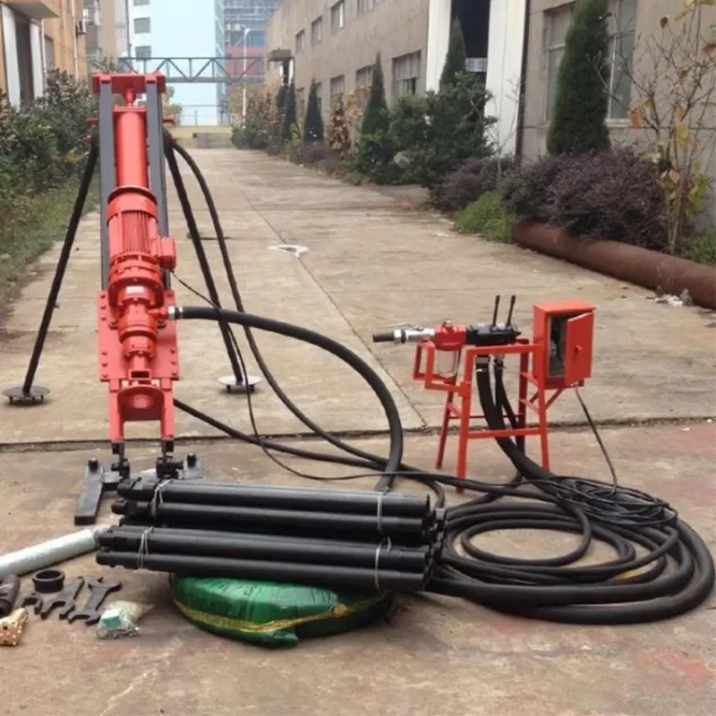 

High Efficiency Electric Cheap Dth Drilling Rig Price 4KW Small Borehole Portable Dth Drill Rig Pneumatic Factory for Sale