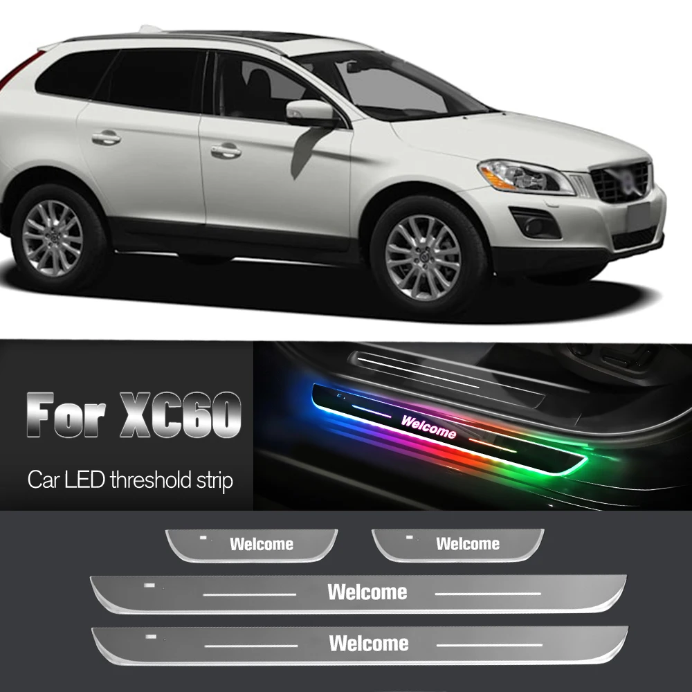 

Car Door Sill Light For Volvo XC60 2008-2023 2010 2015 2018 2019 Customized Logo LED Welcome Threshold Pedal Lamp Accessories