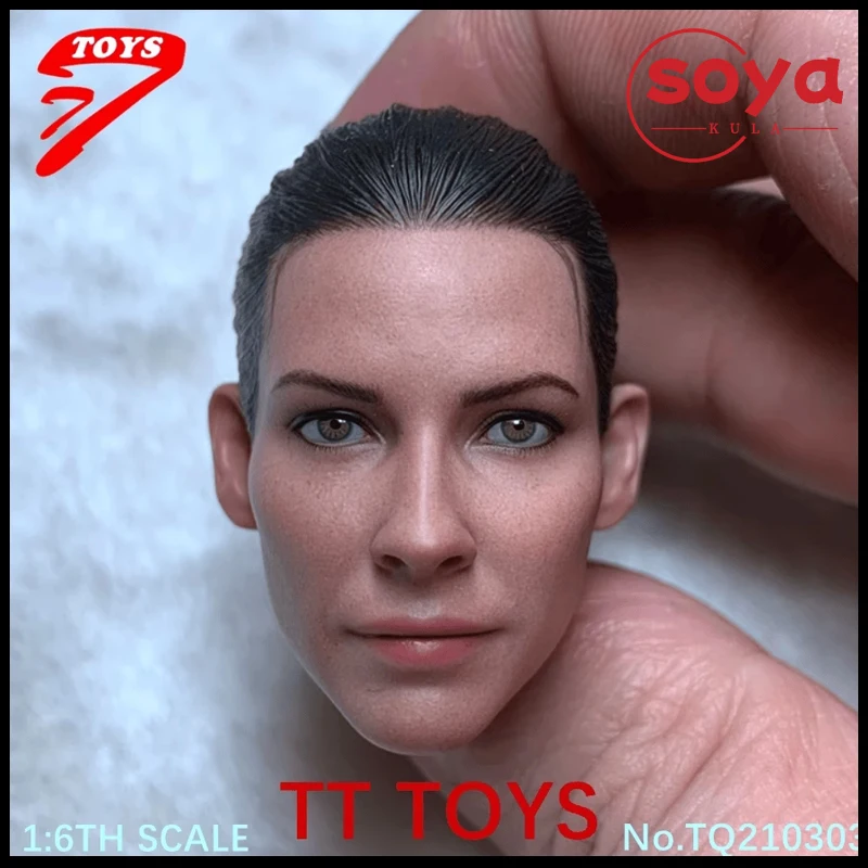 TTTOYS TQ210303 1/6 Evangeline Lilly tête sculpter modèle adapté 12 "femme soldat figurine corps poupées