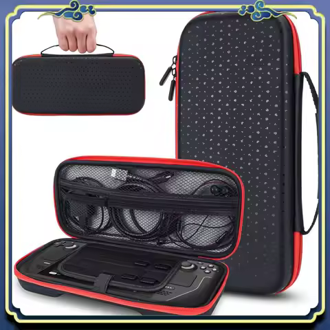Portable Carrying Case For Steam Deck, Shockproof Hard Travel Protective Case For Steam Deck Console And Games Accessori