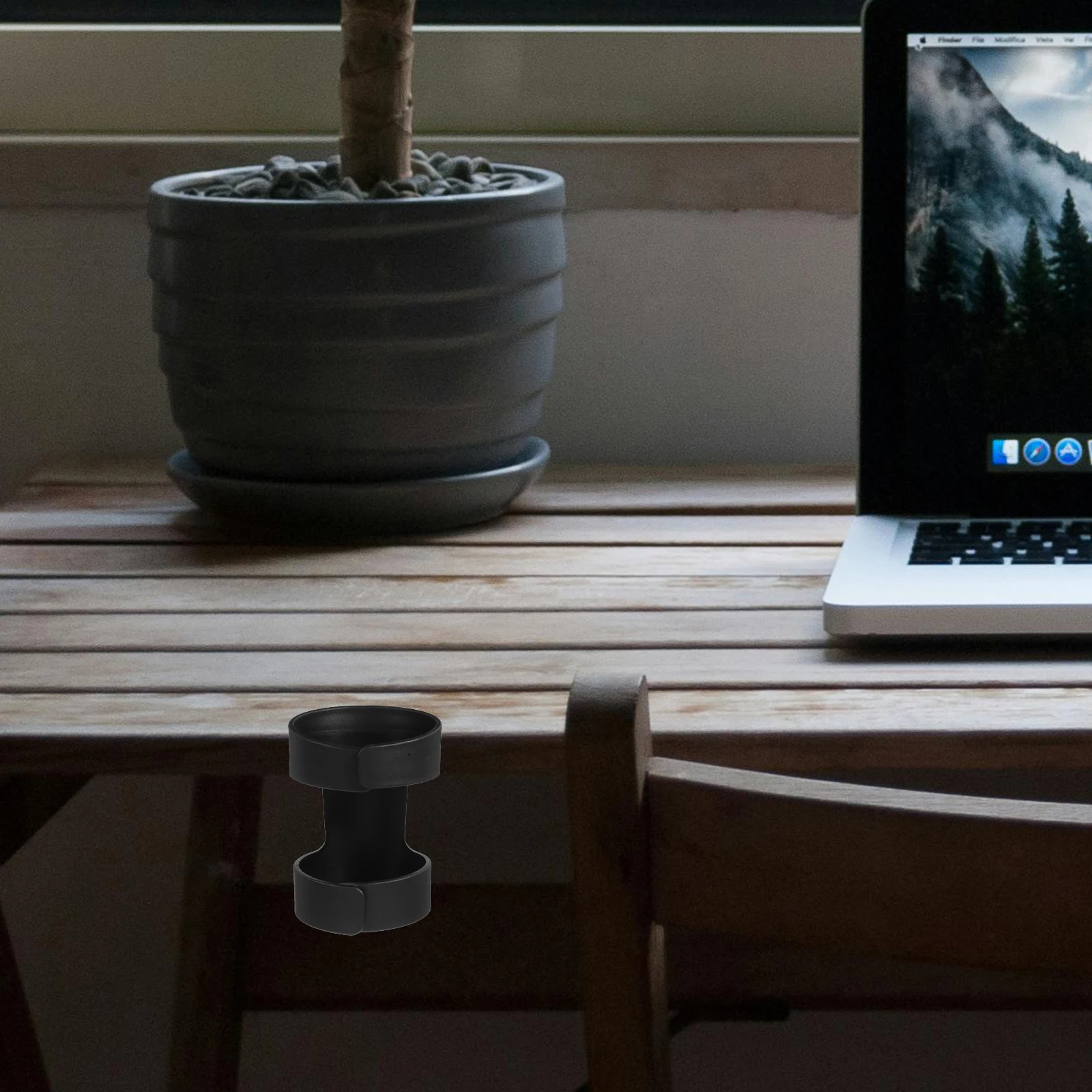 

Deskside Water Cup Holder Adjustable Clamp Coffee Bar Stand Nonslip Carbon Steel Home Office Mug Stand Desk Drink Holder