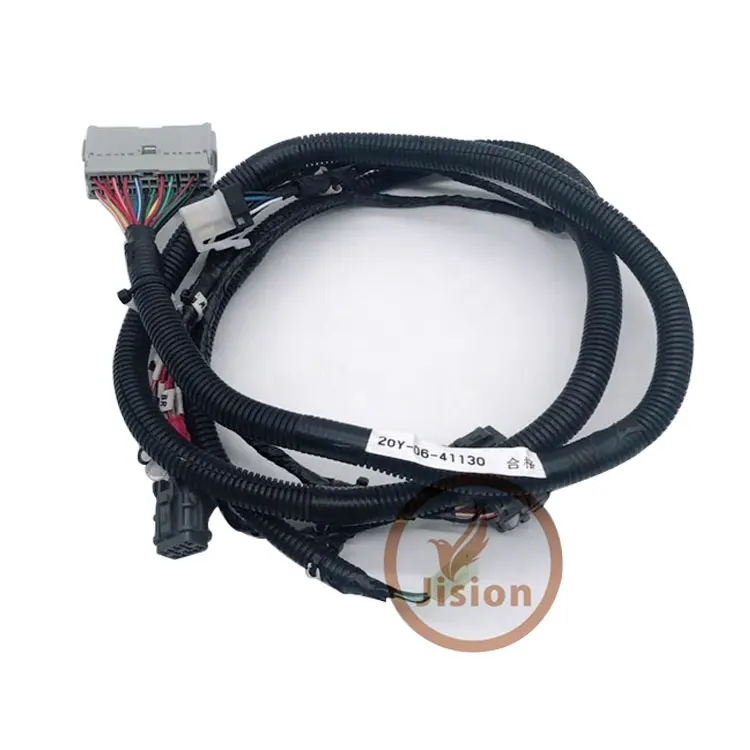 JISION Excavator PC130-8 PC200-8 PC270-8 Excavator Wiring Harness 20Y-06-41130