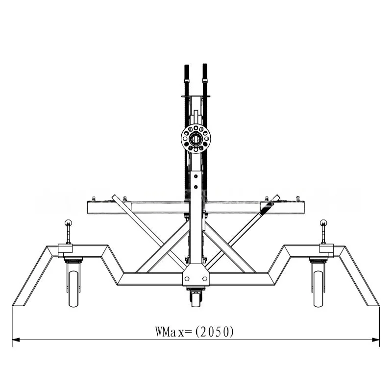 

Мобильная подъемная платформа для автомобилей с грузоподъемностью 1800 кг, ручная, для покраски кузова и переворачивания