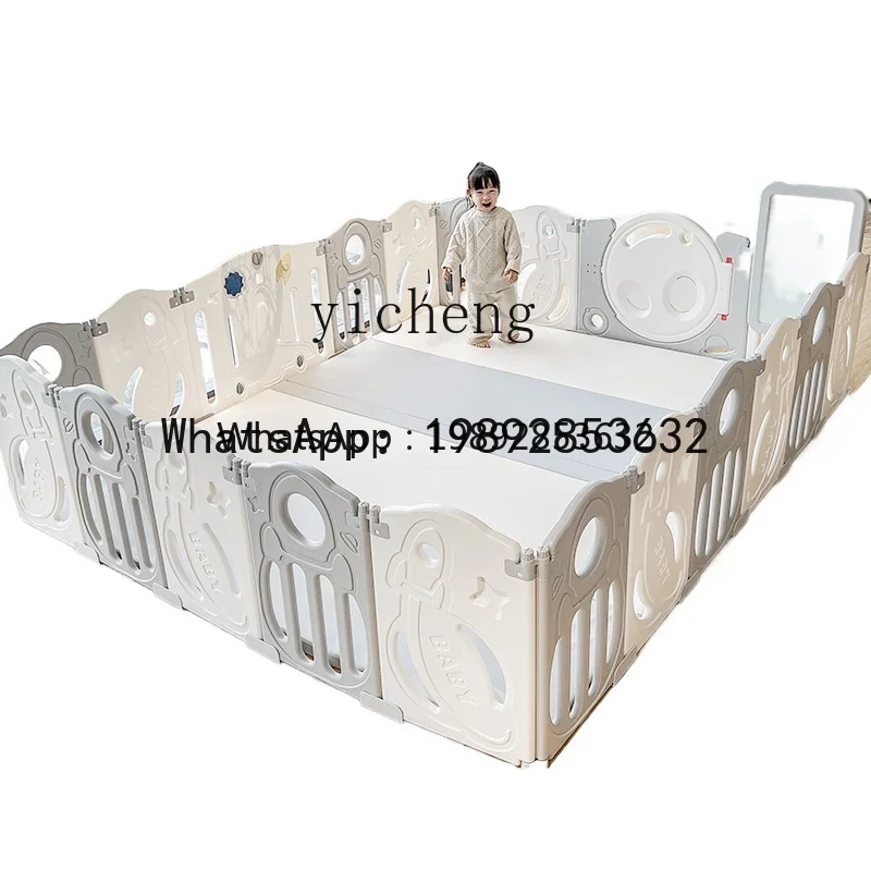 WL  Game Fence Protective Grating  Baby Crawling Mat Children's Ground Folding Interior Fence