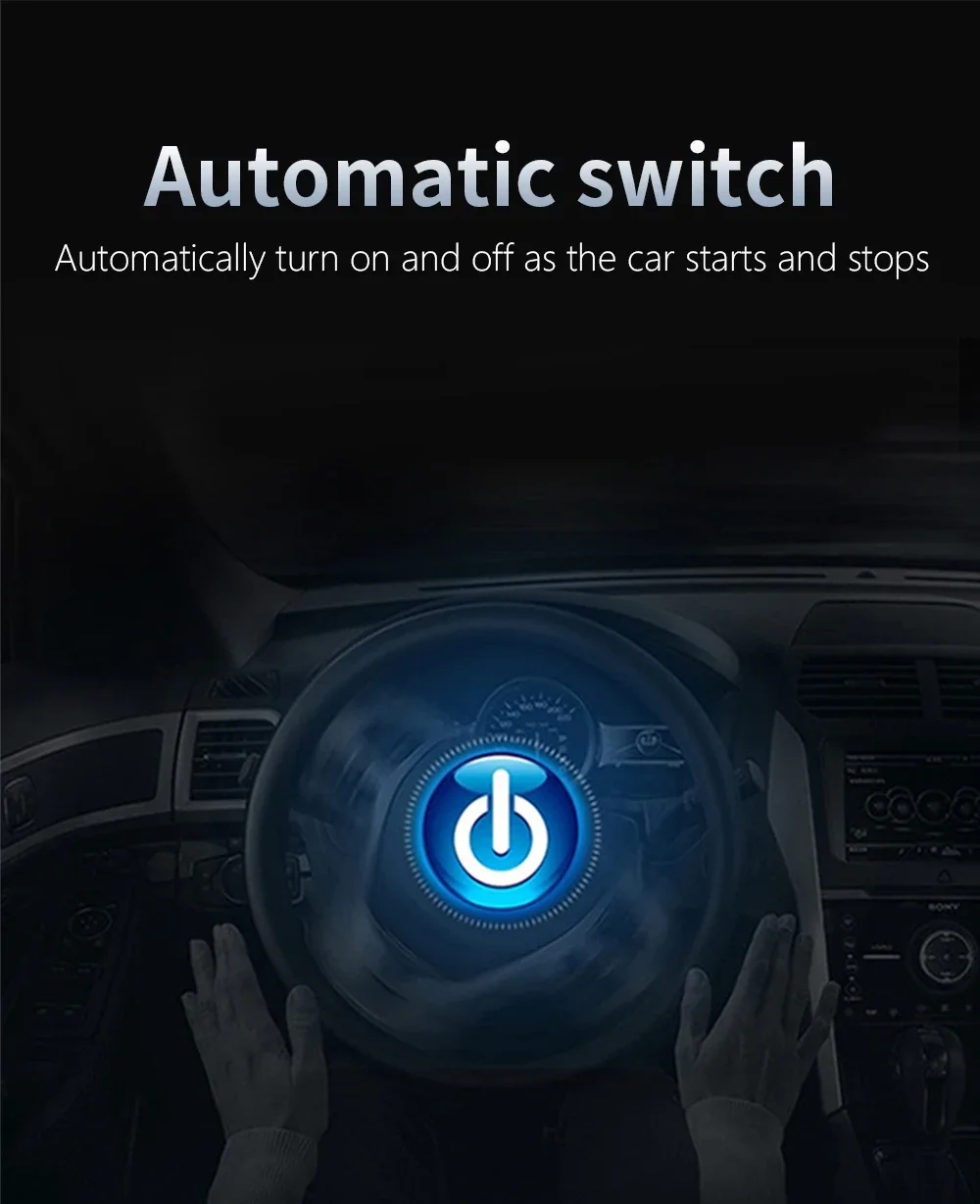 Auto-Tachometer B1 OBD2 Bordcomputer HUD OBD II Digitales Head-Up-Display mit Alarm KMH Elektronikzubehör – Detail 11