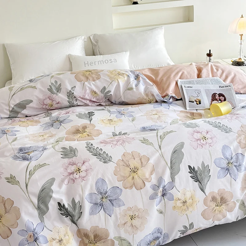 

2025 New Cotton Printed 13376 Series Single Quilt Cover Skin-friendly Breathable Duvet Bedding for Two People 160x210 220x240