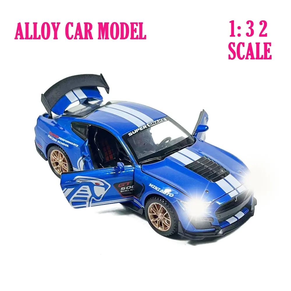 

scale 1:32 Diecast Pullback Muscle Car Model Repilca with Light Sound Scale Alloy Miniature Kid Boy Xmas Gift Toy