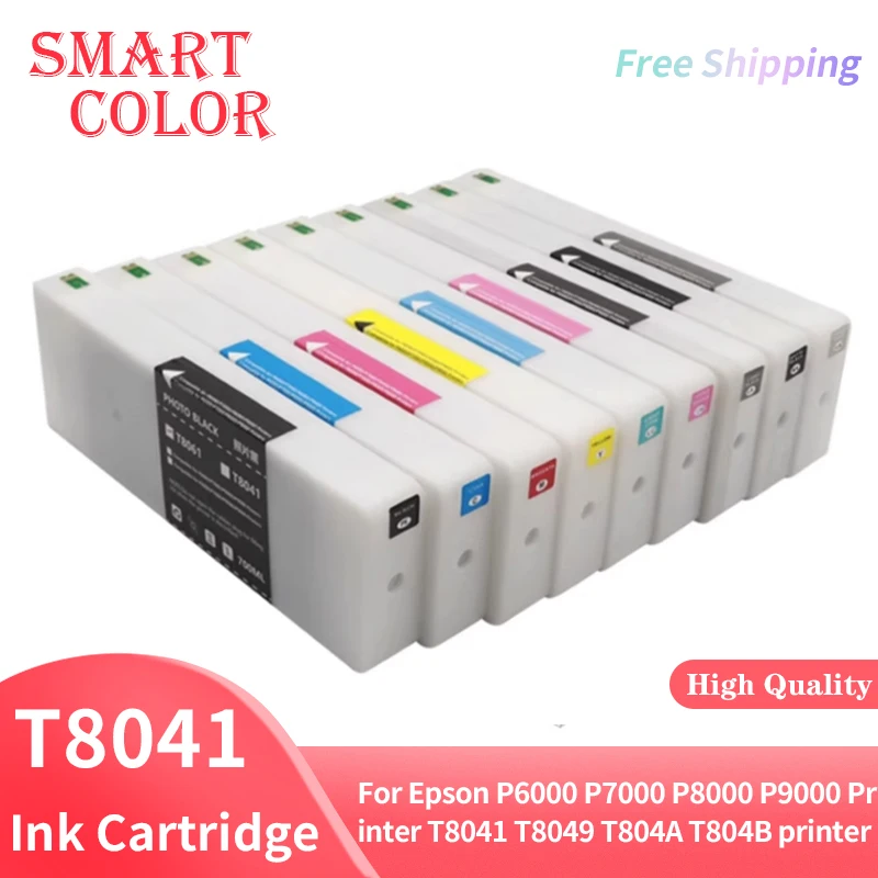 T8041-T8049 T804A T804B Ink Cartridge Us version Compatible For Epson SureColor P6000 P7000 P8000 P9000 Printer ink cartridges