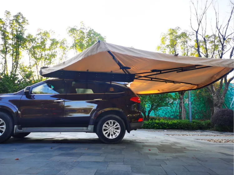 2021 Hot Sale 4x4 Adventure Outdoor Camping 270 Degree Awning Free Standing for Cars