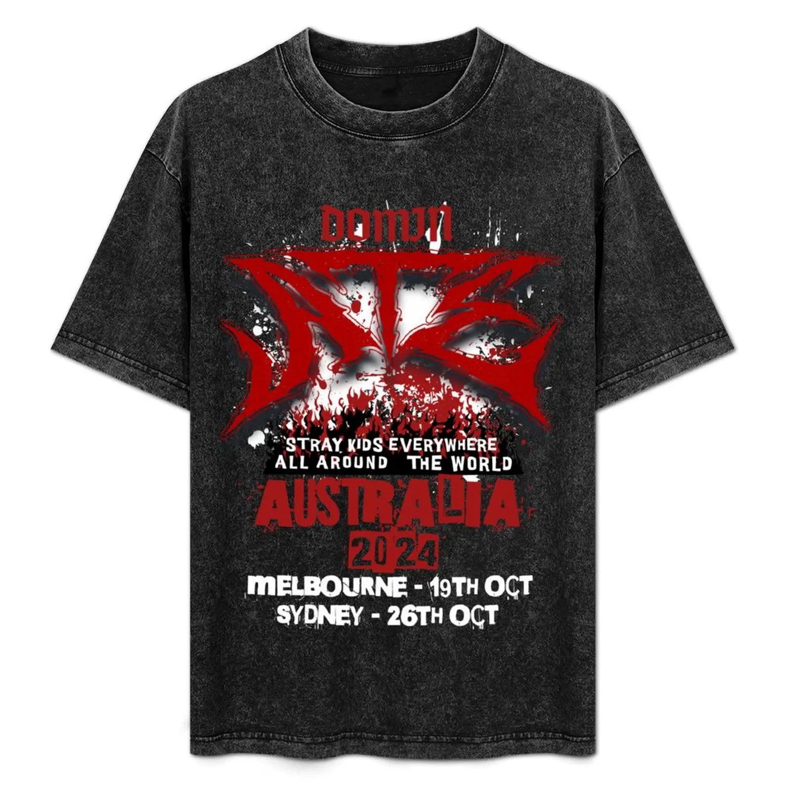 

Domin-ATE Tour Australia 2024 dark T-Shirt customs design your own man t shirt mens fashion