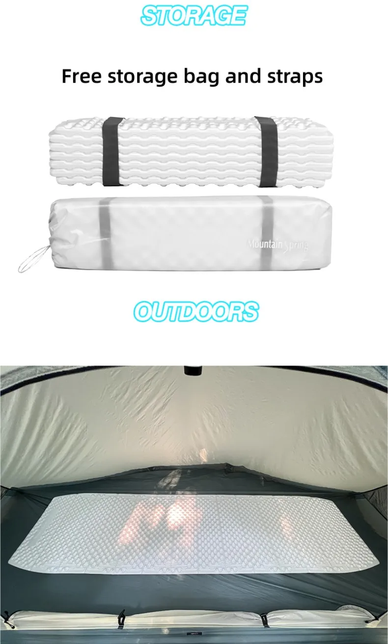 Mountain Spring Ying99/Y99 Ultralight Egg Nest Foldable Moisture‑Barrier Camping Mat Portable Egg‑Crate Foam Pad Backpacking