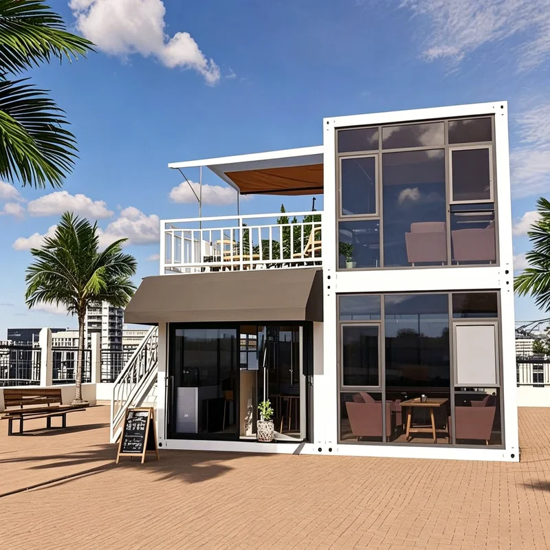 Customized Container House Foldable Prefabricated House Luxury Modular Design For 4 Bedroom Family Living Holiday Villa