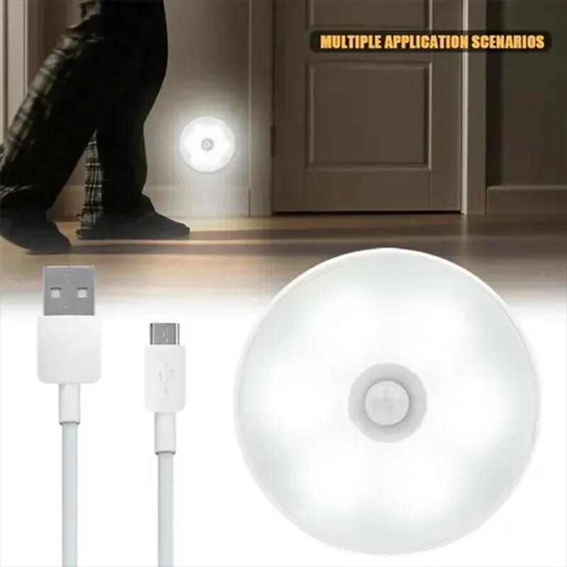 LED Night Light Smart Human Body Sensor With Digital Sensor Head Magnetic Suction Wireless-Use Eye Protect Night Lamp ！@#￥%