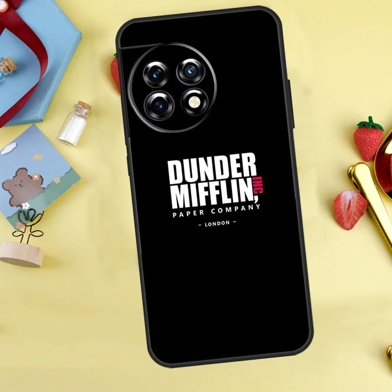 Dunder Mifflin-funda de oficina para Oneplus Nord CE 3 Lite 2T N10 N20 N30 OnePlus 11 10 9 Pro 8T 9R 10R 10T