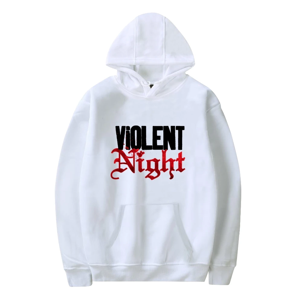 Violent Night Hoodie American Movie Long Sleeve Sweatshirts Women Men's Clothes