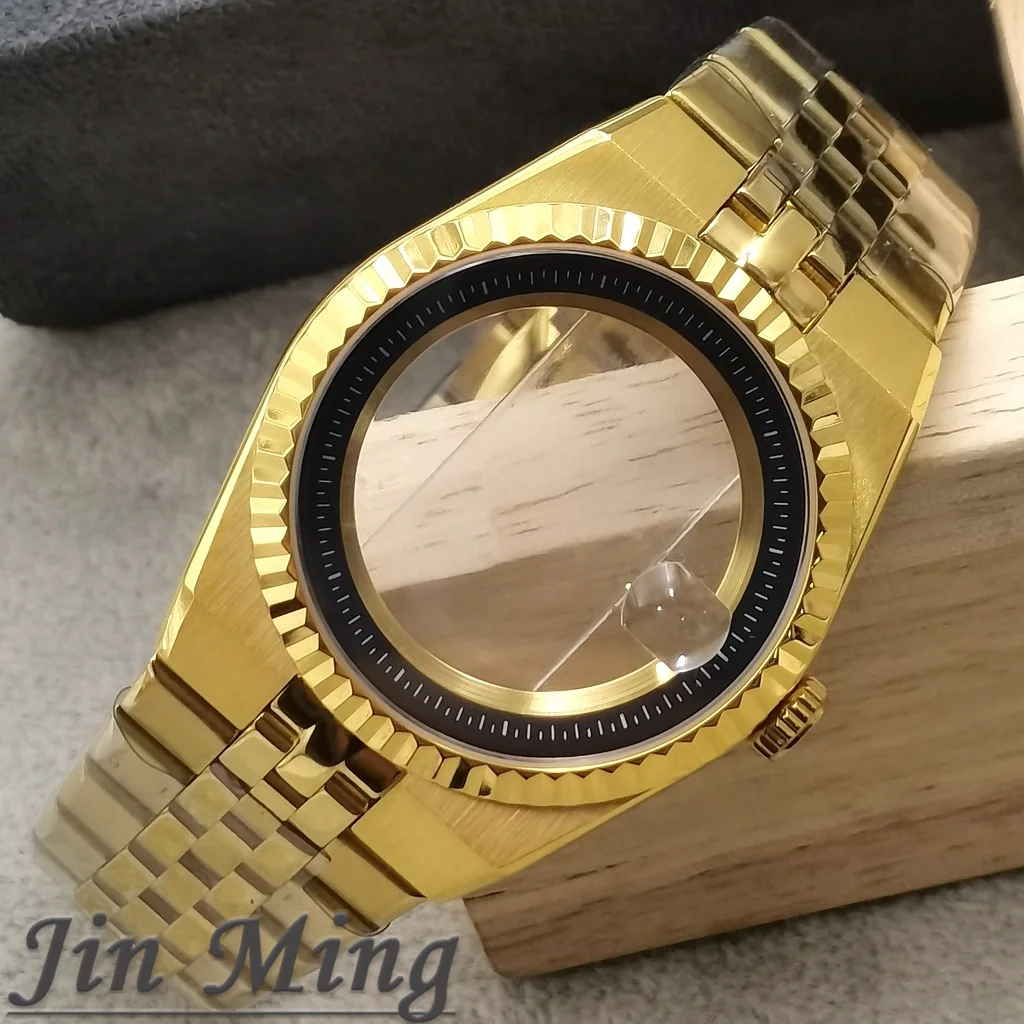 

Высококачественный корпус часов из нержавеющей стали 904L с сапфировым стеклом 40 мм для механизмов NH34 NH35 NH36, подходит для циферблата 28,5 мм Watcn