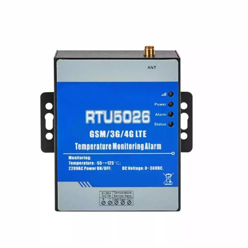 B50B-RTU5026 GSM 3G 4G LTE Bezprzewodowy System Monitorowania Temperatury w Sytuacjach Awarii Zasilania - Wersja 4G, Zakres Temperatur od -55 do 125 °   Ochrona przed awarią zasilania w USA