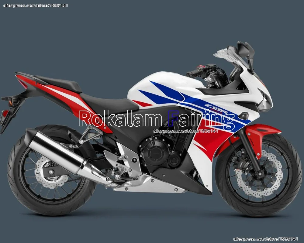 

Для Honda CBR500R 2013 2014 2015 CBR 500R 13 14 15 CBR 500 R красный синий белый Вторичный рынок Обтекатели для мотоциклов (литьё под давлением)