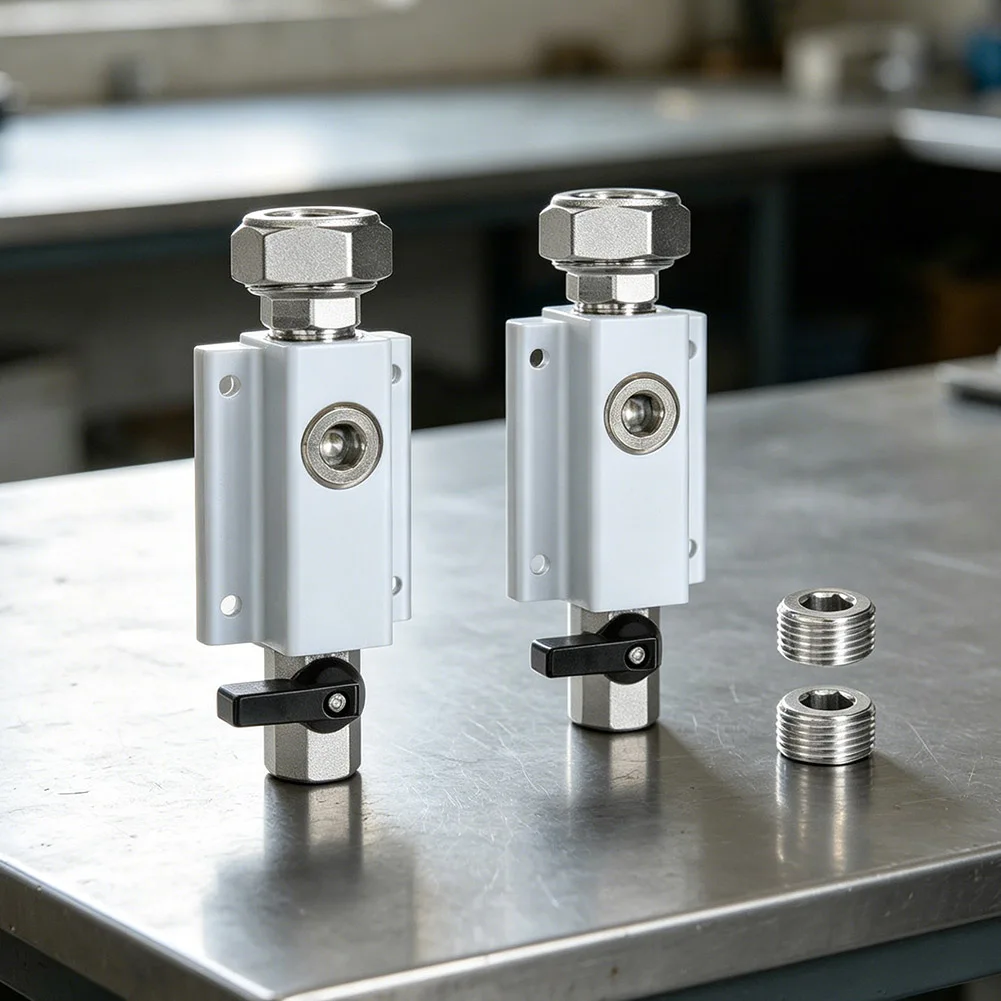3/4 Inch Aluminum Valve Unit with Brass Fittings and Ball Valve Core Optimized for Long-Term Industrial Pipeline Use