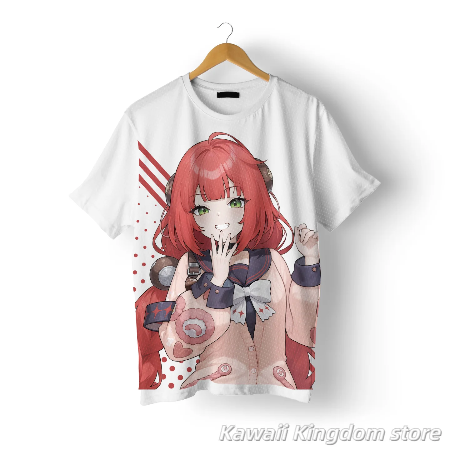 Zenless Zone Zero Yuzuba Ukina 여름 애니메이션 T 셔츠 여름 남성 T 셔츠 캐주얼 여성 크루 넥 반소매 티셔츠