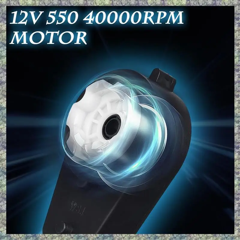 WON 2 Pcs Kids Ride On Car Gearbox 550 12V Motor 40000RPM Electric Motor With Gearbox High Speed RS550 DC Motor Match
