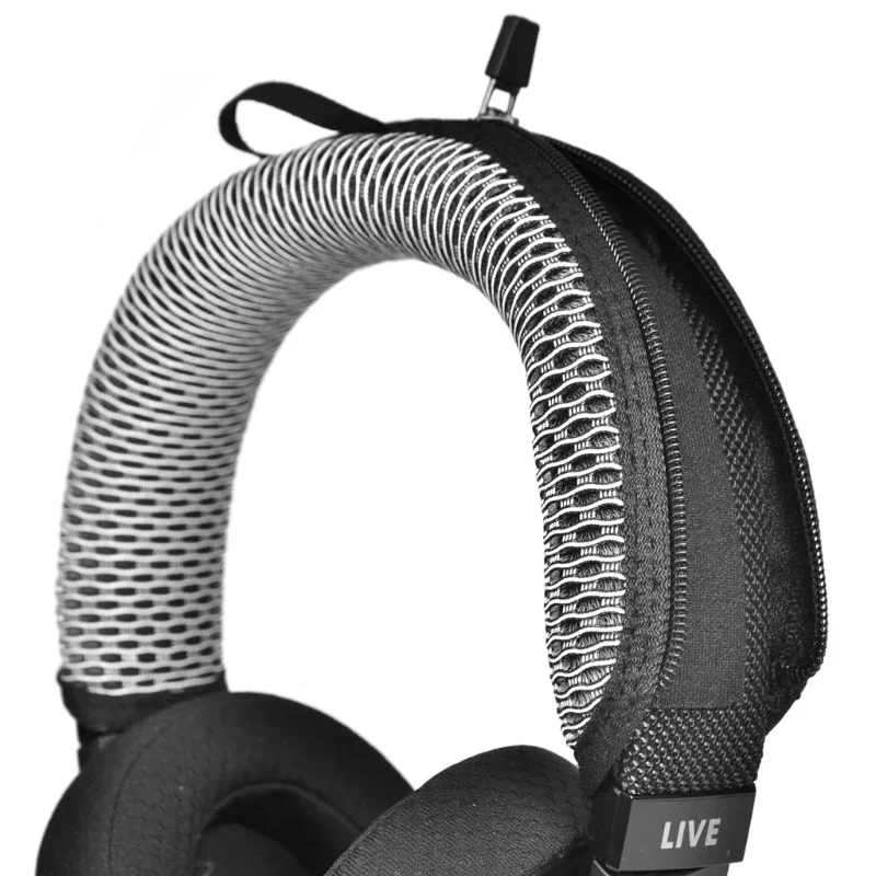 Zipper Headphone Headband Cover for Sony WH-1000XM5 Headset - Washable Soft Fabric Replacement Accessory Tamum，11.2