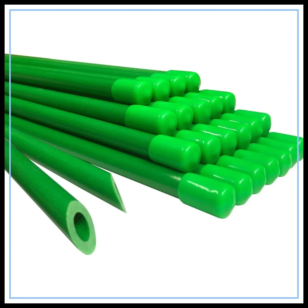 

58" Fiberglass Garden Stakes for Plant Support - Durable 5/16" Diameter, 20-Pack for Tomatoes, Trees, Strawberries